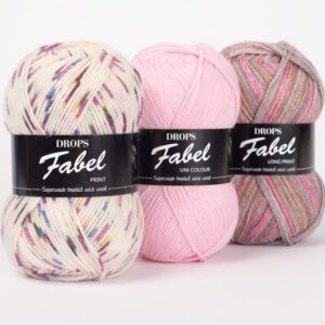DROPS Fabel (75% vill, 25% polüamiid; sokilõng)