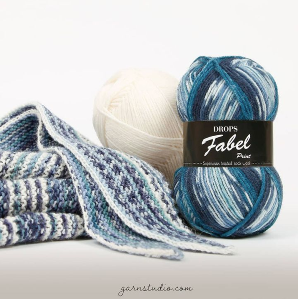 DROPS Fabel (75% vill, 25% polüamiid; sokilõng) - Image 2
