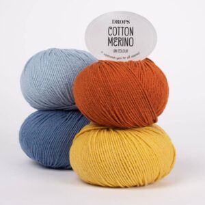 DROPS Cotton Merino (meriino 50%, puuvill 50%)