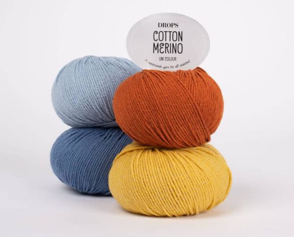 DROPS Cotton Merino (meriino 50%, puuvill 50%)