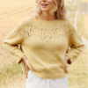 Kampsun "kollane tulp" (muster 222-4; lõngast Belle või Merino Extra Fine)