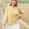 Kampsun "kollane tulp" (muster 222-4; lõngast Belle või Merino Extra Fine) - Image 3