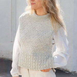 Vest "Diamond Sky" (muster 228-8; lõng Merino Extra Fine või Lima)