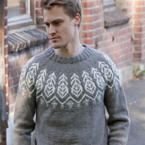 Meeste kampsun "Mandal" (muster 208-15; lõng Merino Extra Fine)