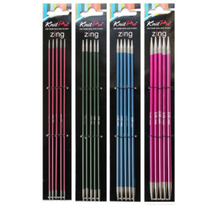 5. Sukavardad lühikesed Zing 15 cm; KnitPro