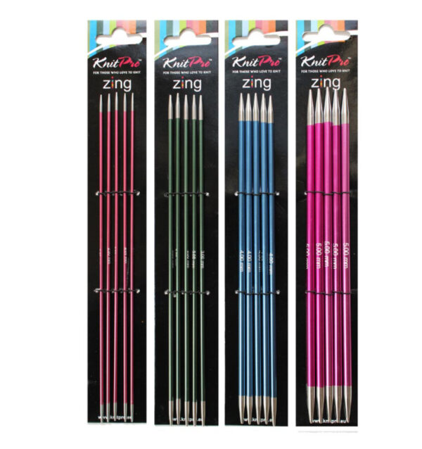 5. Sukavardad lühikesed Zing 15 cm; KnitPro