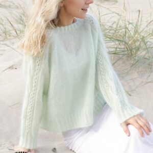 Kampsun "Sweet spring" (muster 241-2, lõng Kid-Silk)