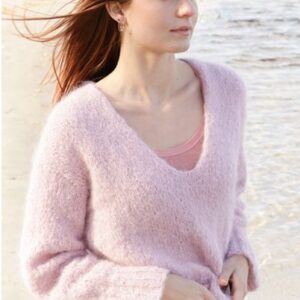 Kampsun "Climbing Rose Sweater" (muster 240-5; lõng Melody)