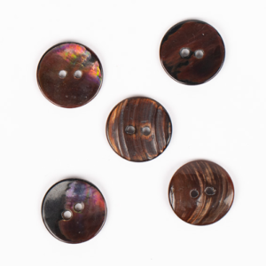 Nööp arched (pruun 18mm) nr818