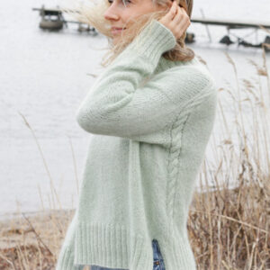 Kampsun "Whisper of spring" (muster 243-6; lõng Alpaca ja Kid-Silk)